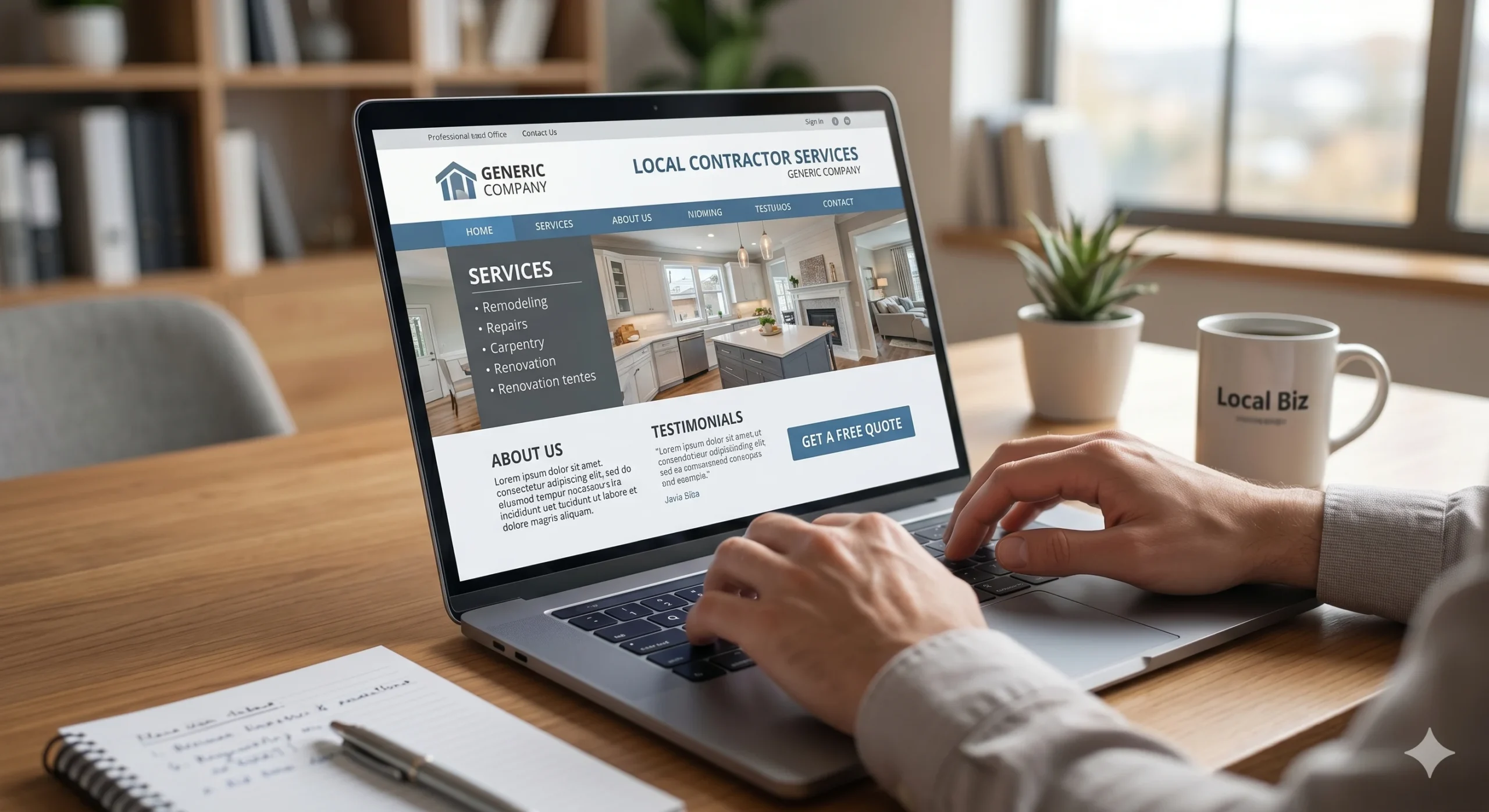 web design vs website builders Wilmington NC